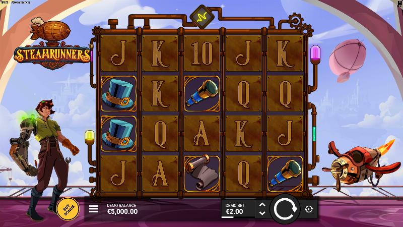 Steamrunners slot game artwork
