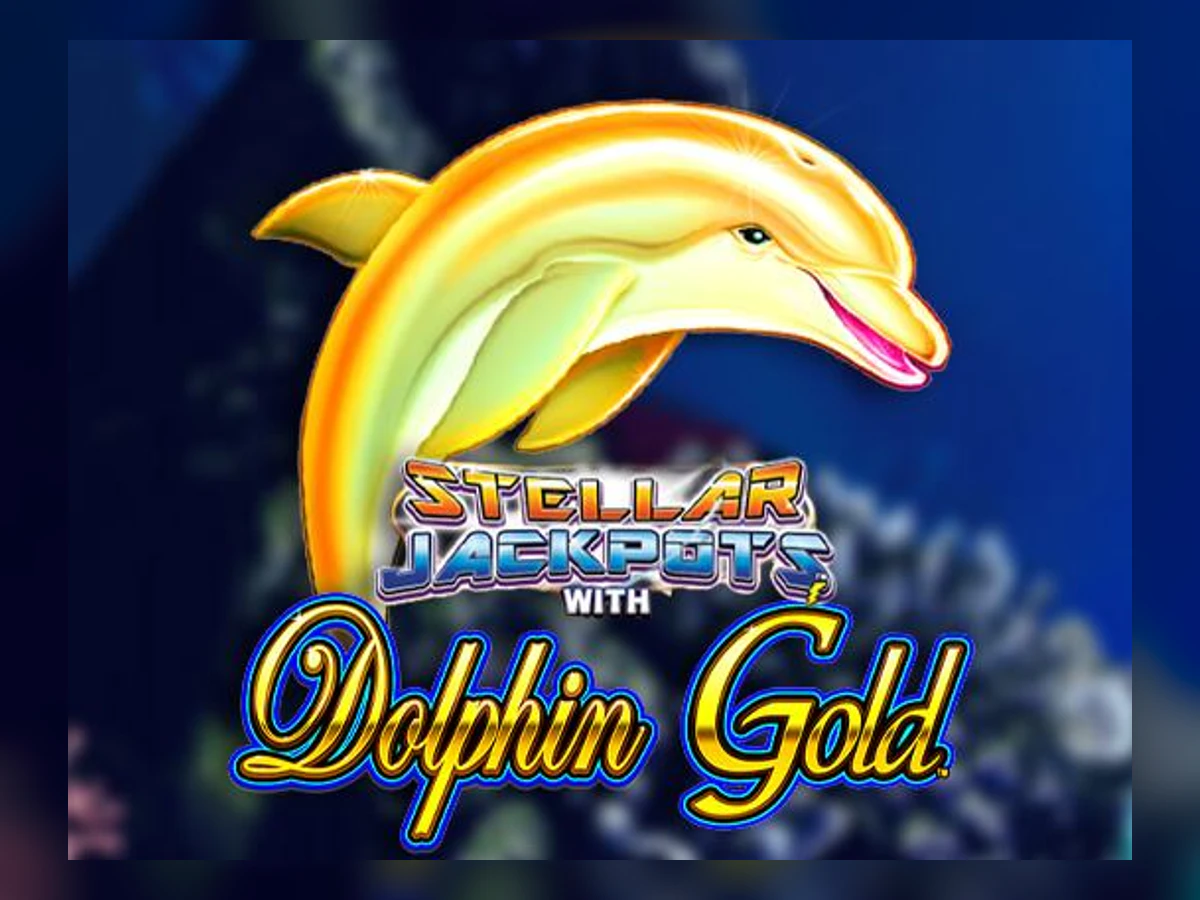 Stellar Jackpots with Dolphin Gold slot game artwork