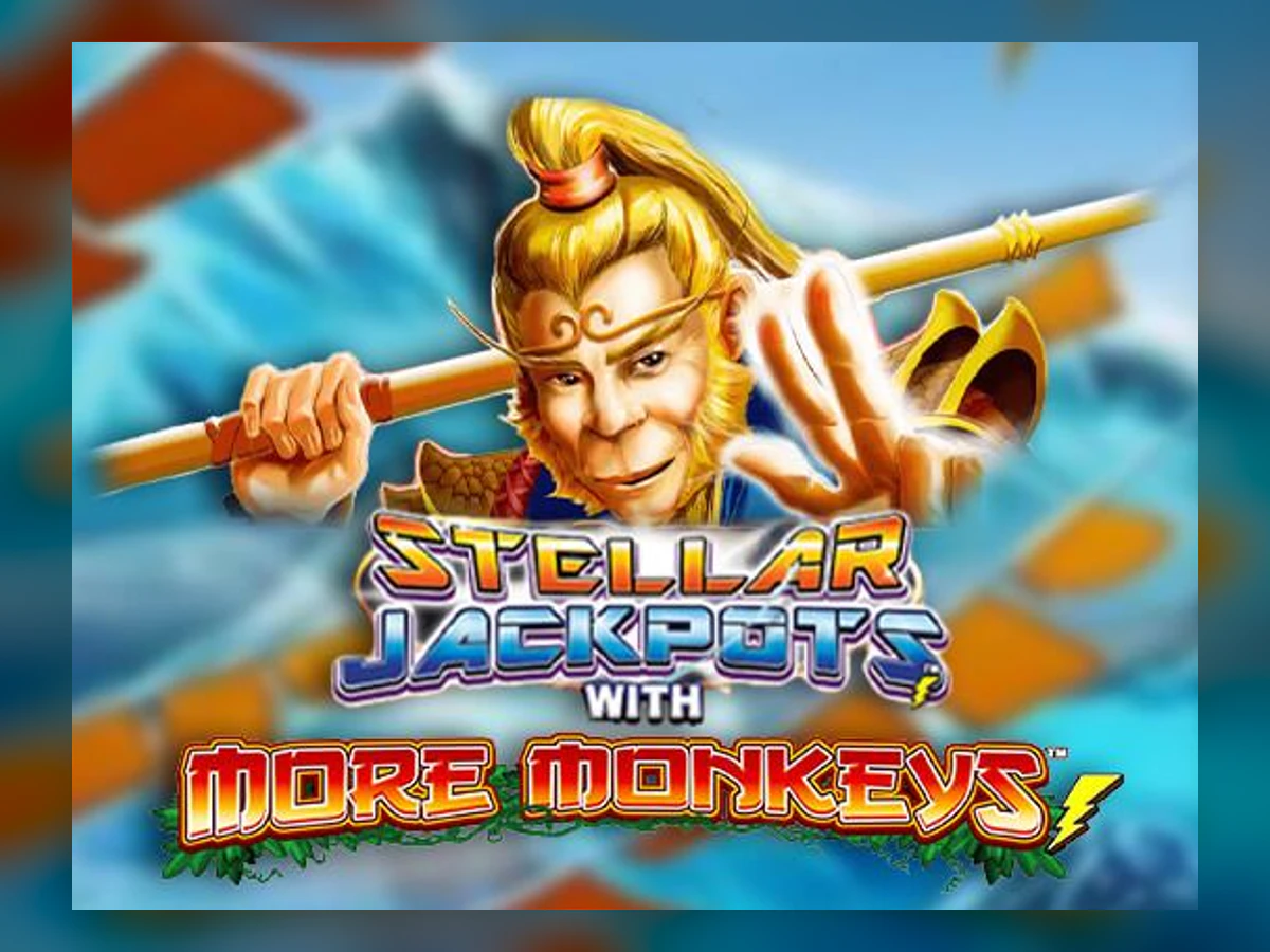 Stellar Jackpots with More Monkeys slot game artwork