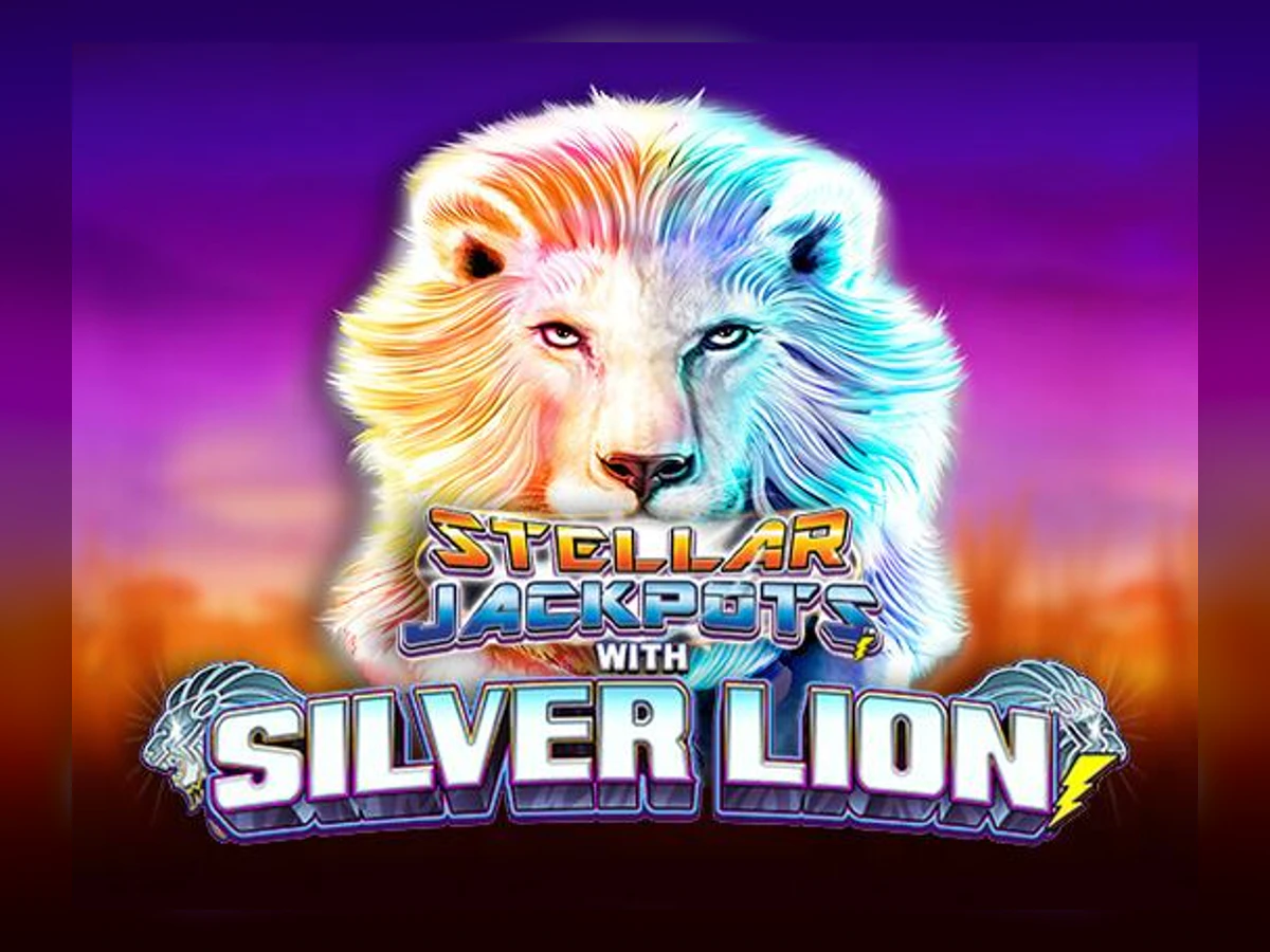 Stellar Jackpots with Silver Lion slot game artwork