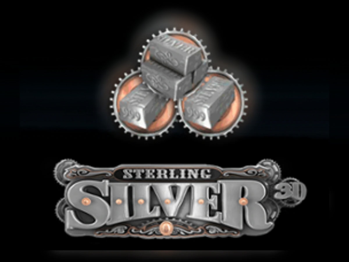 Sterling Silver 3D slot game artwork