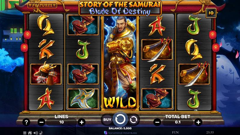 Story Of The Samurai – Blade Of Destiny slot game artwork