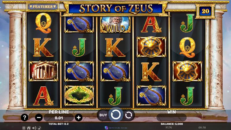 Story Of Zeus slot game artwork