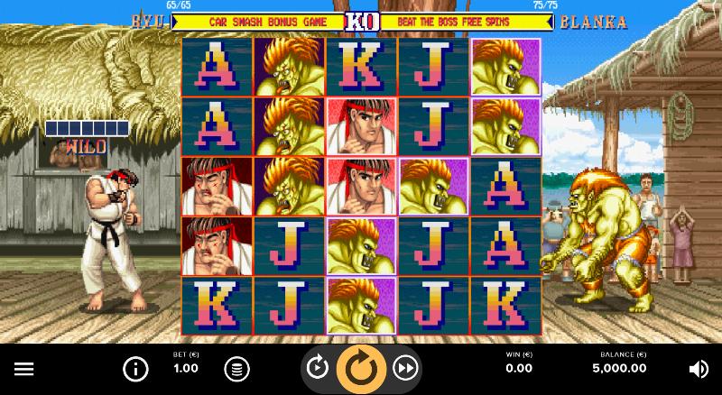 Street Fighter Ii: The World Warrior Slot slot game artwork