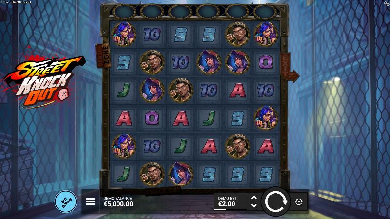 Street Knockout slot game artwork