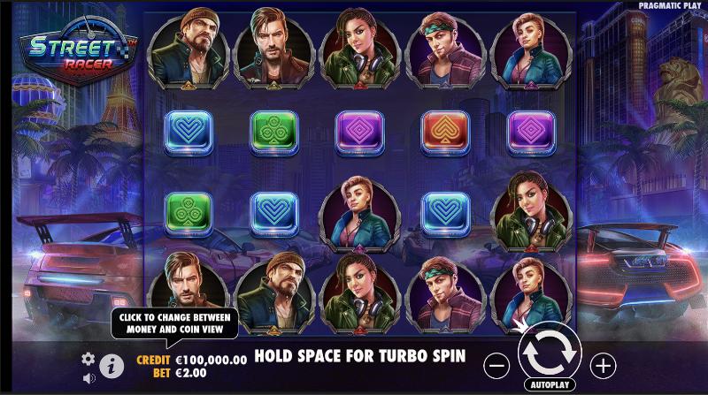 Street Racer slot game artwork