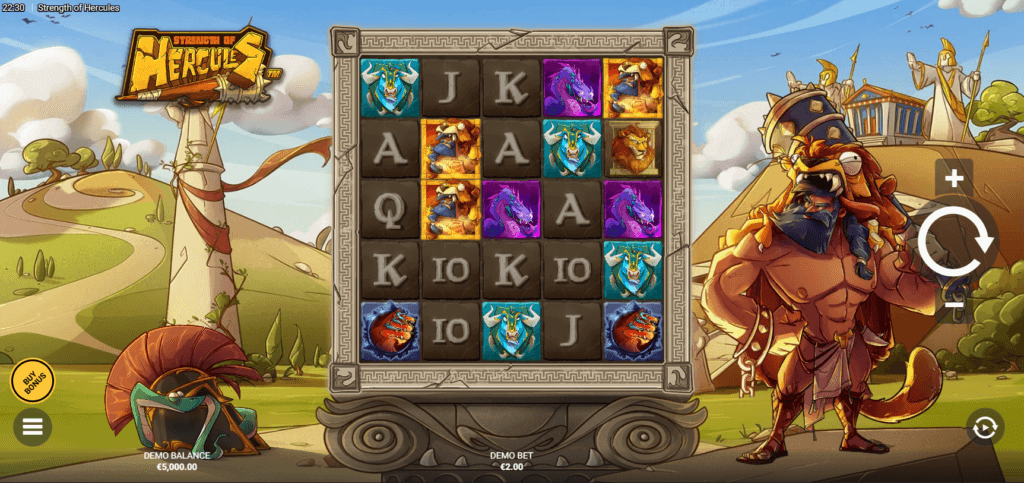 Strength Of Hercules slot game artwork