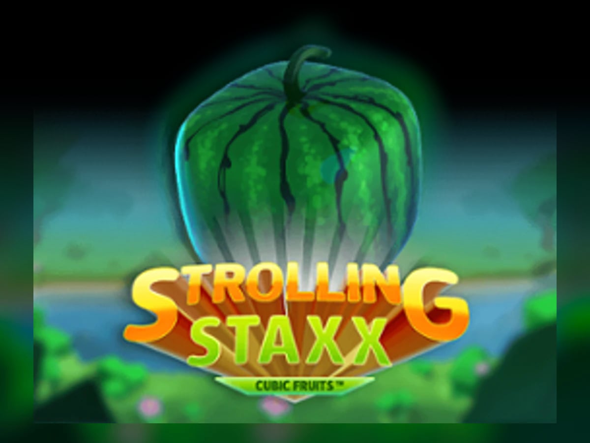Strolling Staxx Cubic Fruits slot game artwork