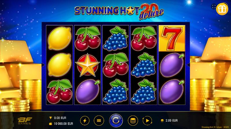 Stunning Hot 20 Deluxe slot game artwork