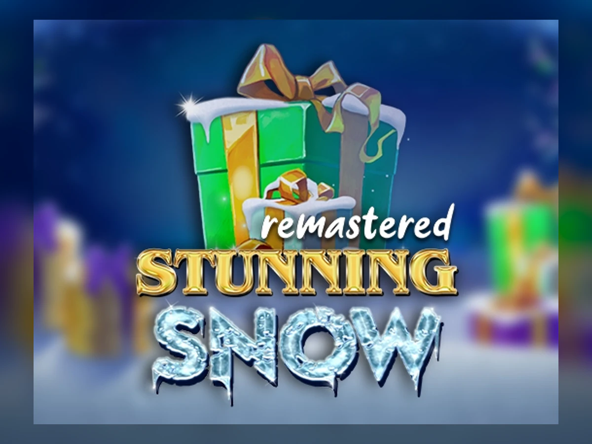Stunning Snow Remastered slot game artwork