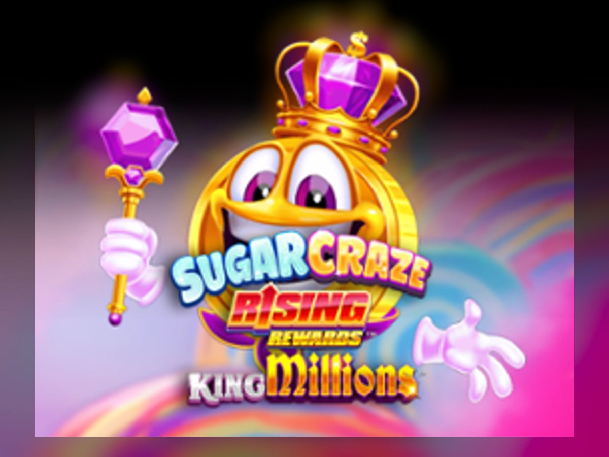 Sugar Craze Rising Rewards King Millions slot game artwork