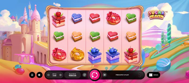 Sugar Heaven slot game artwork