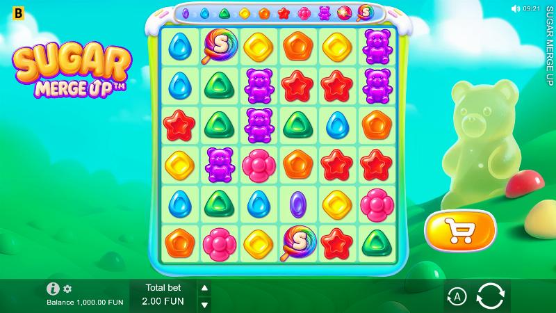 Sugar Merge Up slot game artwork