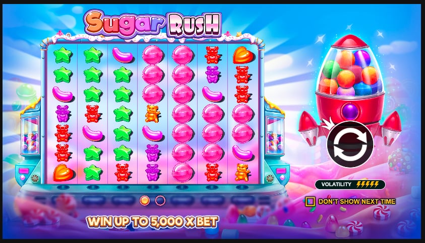 Sugar Rush slot game artwork