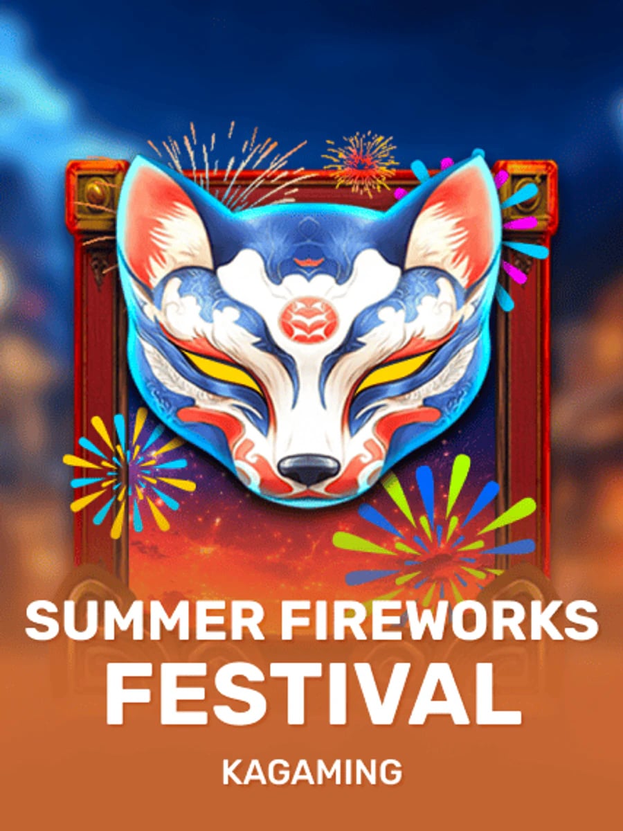Summer Fireworks Festival slot game artwork