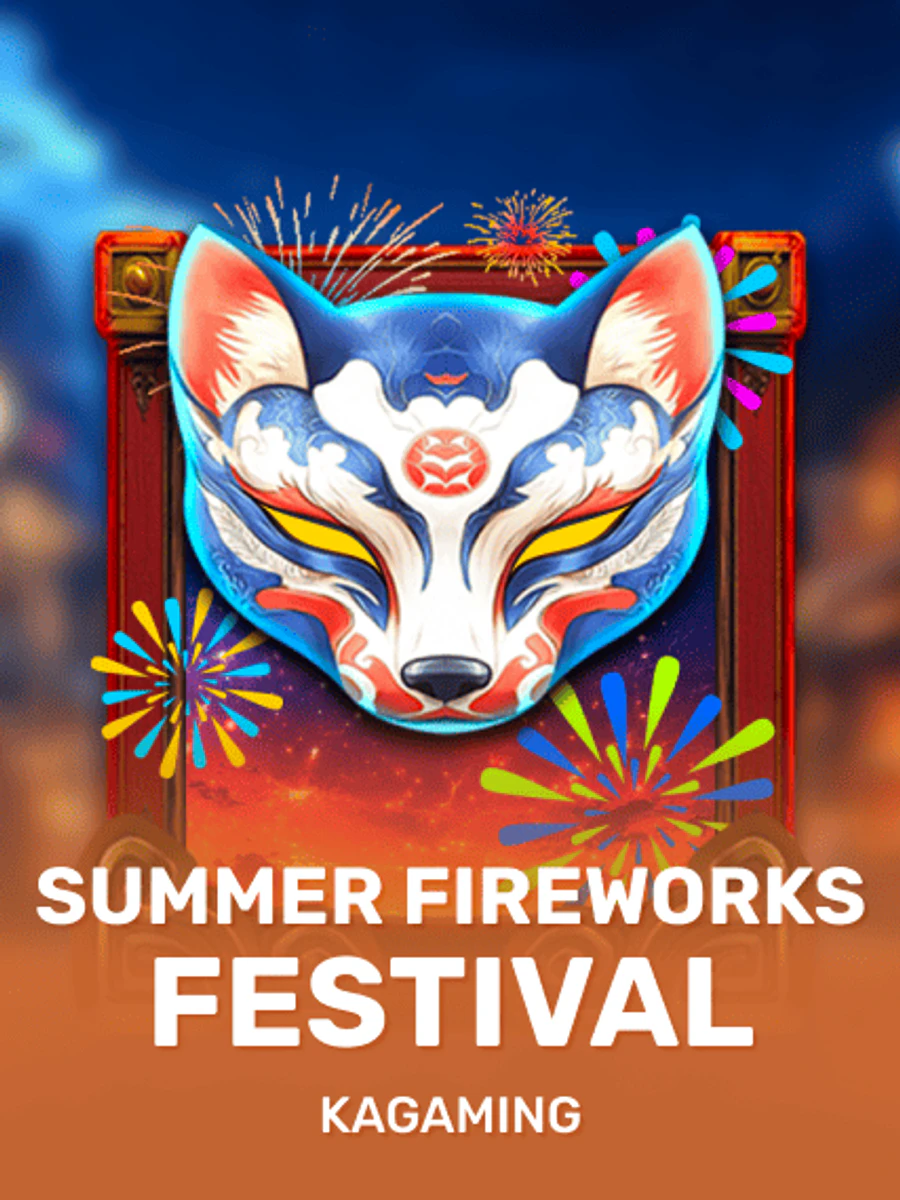 Summer Fireworks Festival slot game artwork