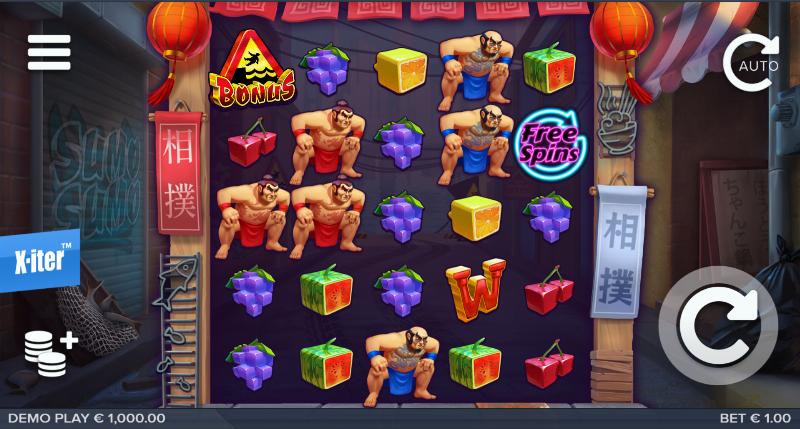 Sumo Sumo slot game artwork