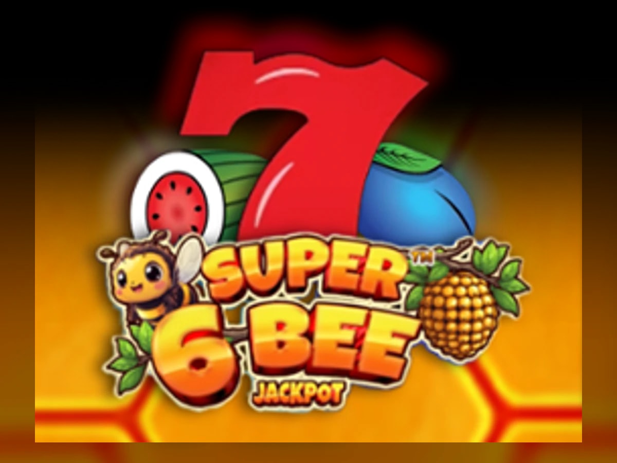 Super 6 Bee Jackpot slot game artwork