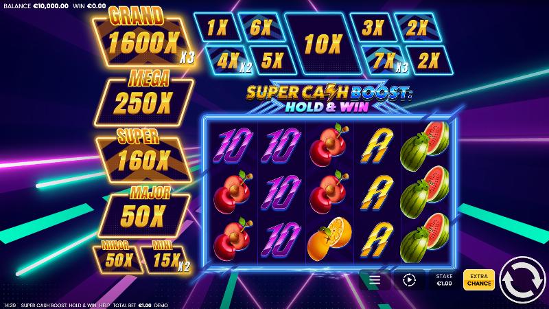 Super Cash Boost: Hold And Win slot game artwork