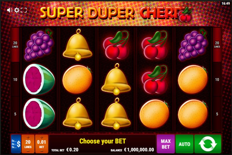 Super Duper Cherry slot game artwork