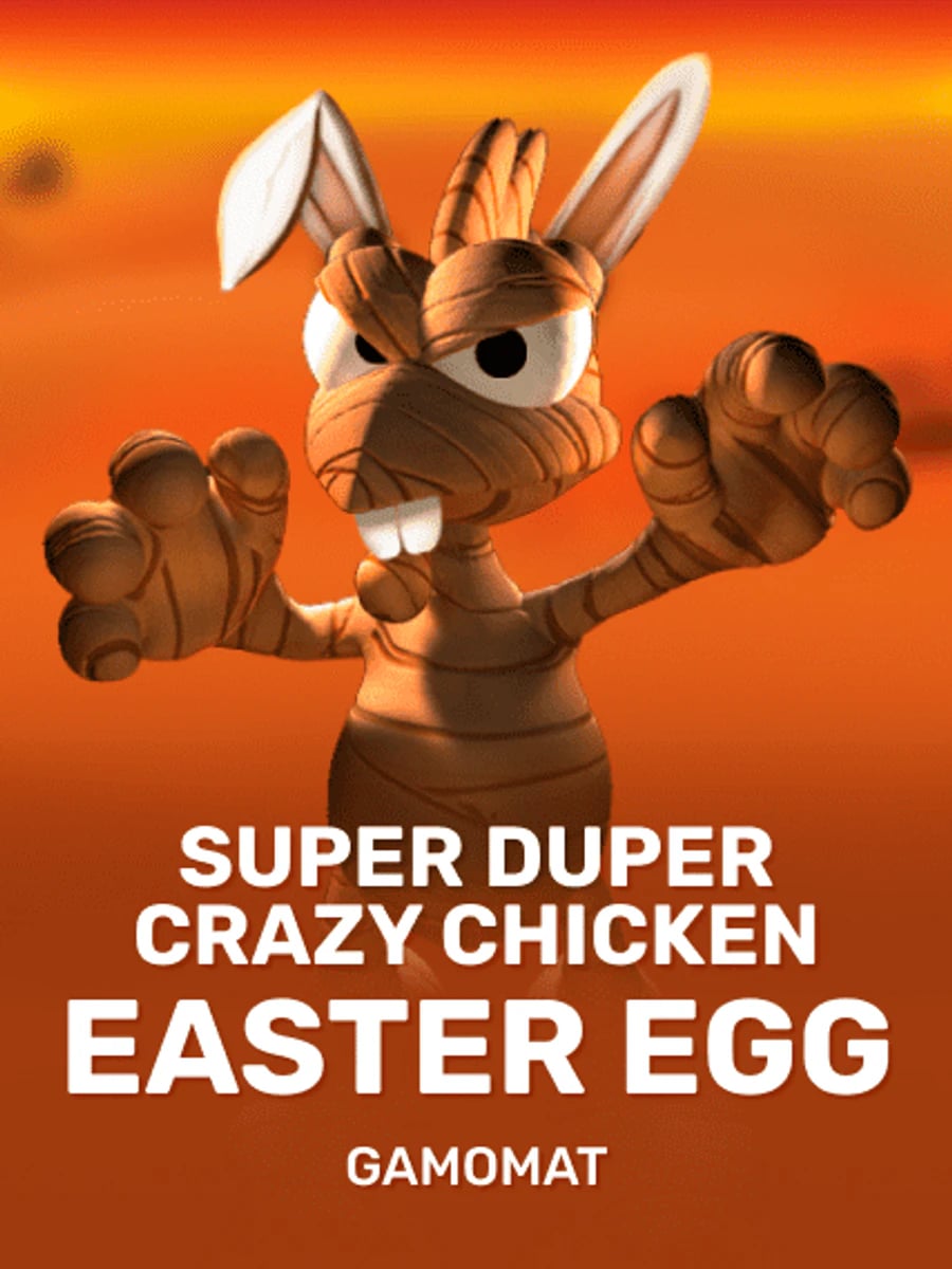 Super Duper Crazy Chicken Easter Egg slot game artwork