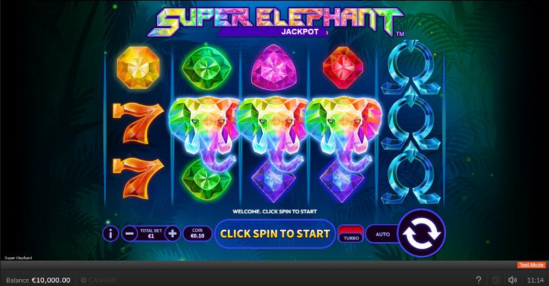 Super Elephant slot game artwork