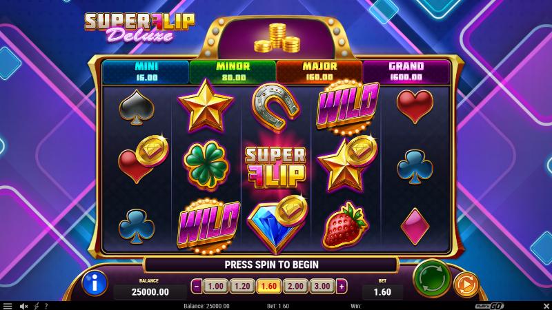 Super Flip Deluxe slot game artwork