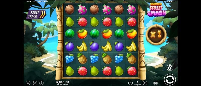 Super Fruit Smash slot game artwork