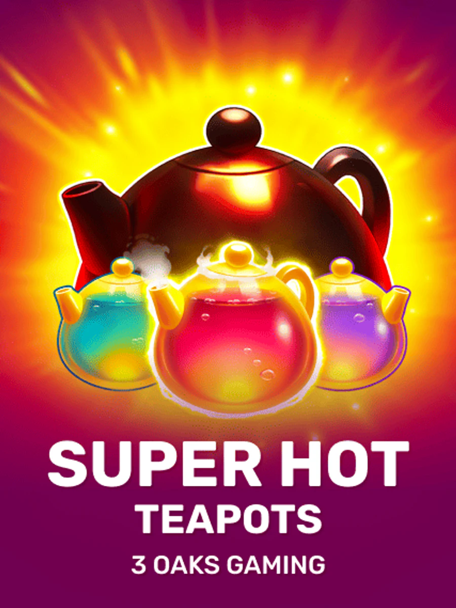 Super Hot Teapots slot game artwork