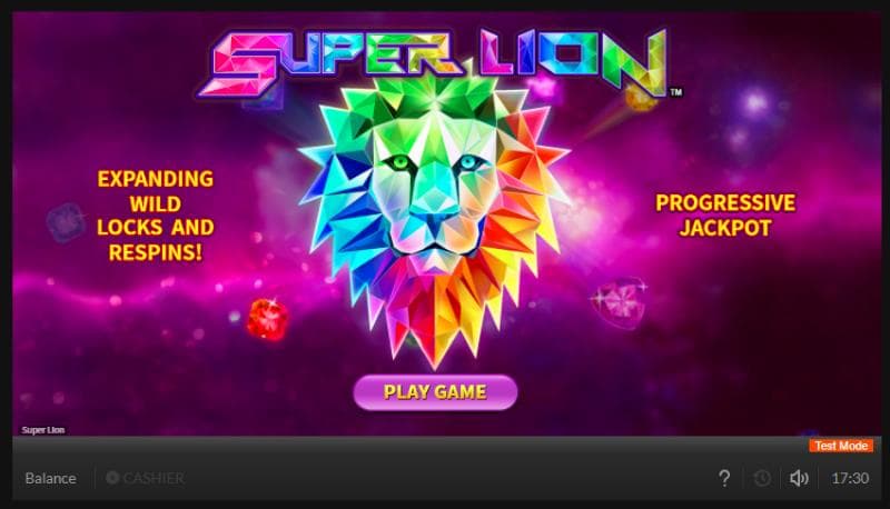Super Lion slot game artwork