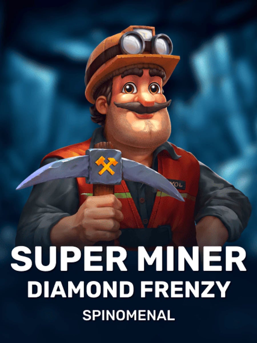 Super Miner - Diamond Frenzy slot game artwork