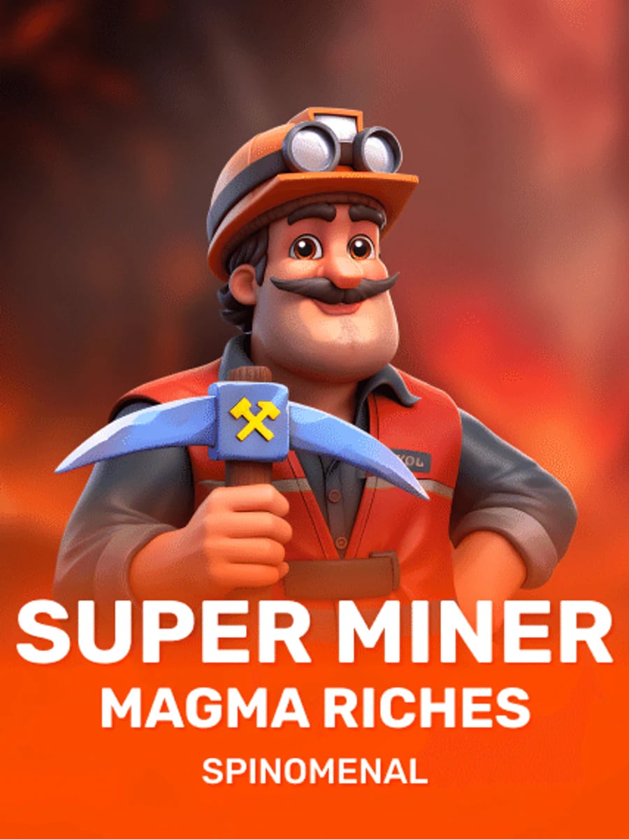 Super Miner - Magma Riches slot game artwork