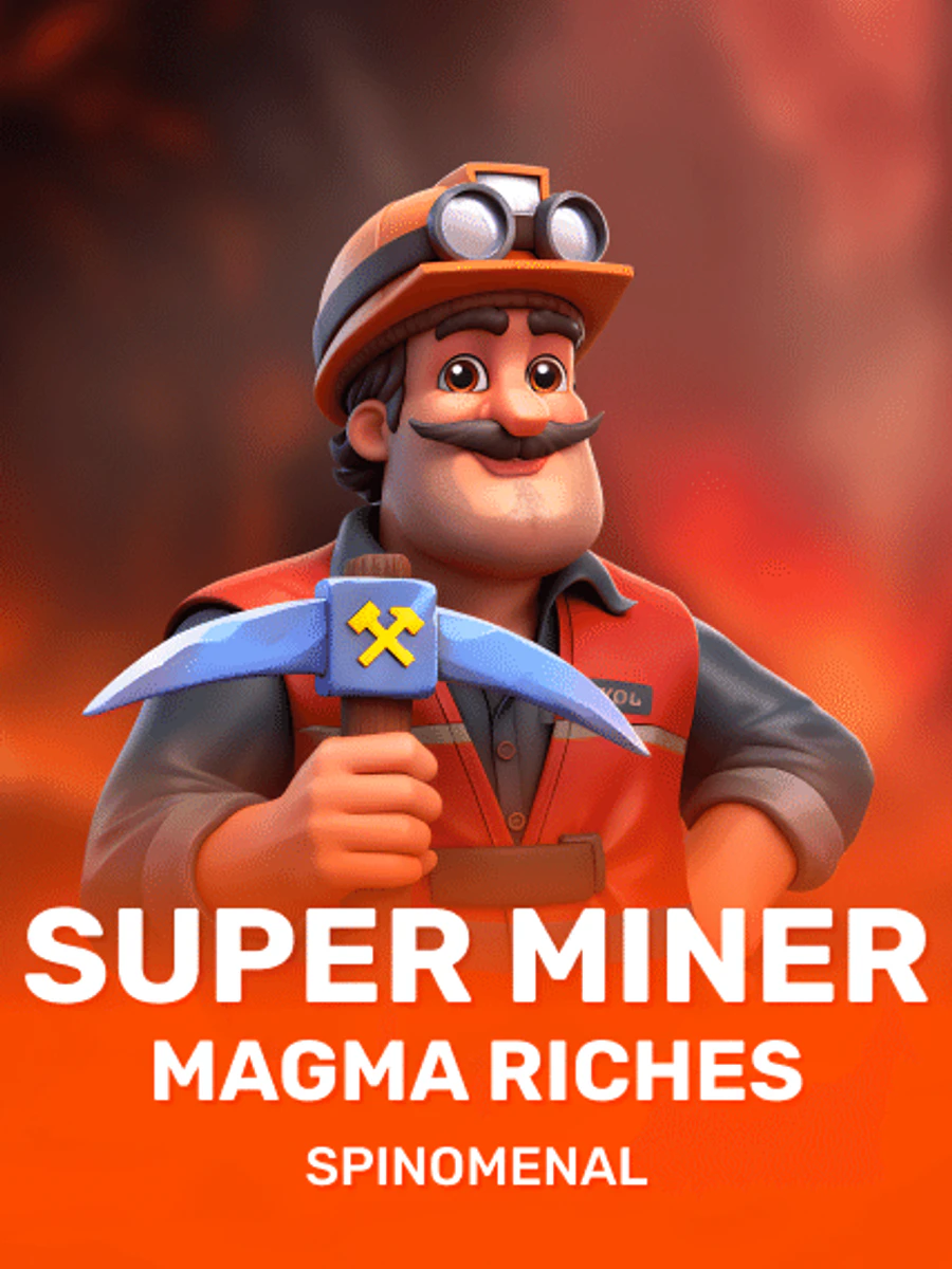 Super Miner - Magma Riches slot game artwork