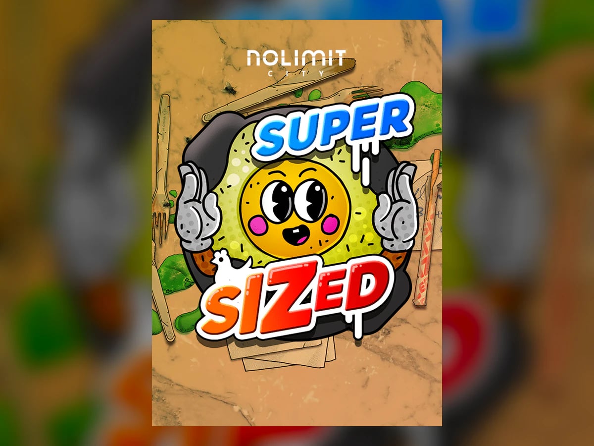 Supersized slot game artwork