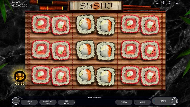 Sushi slot game artwork