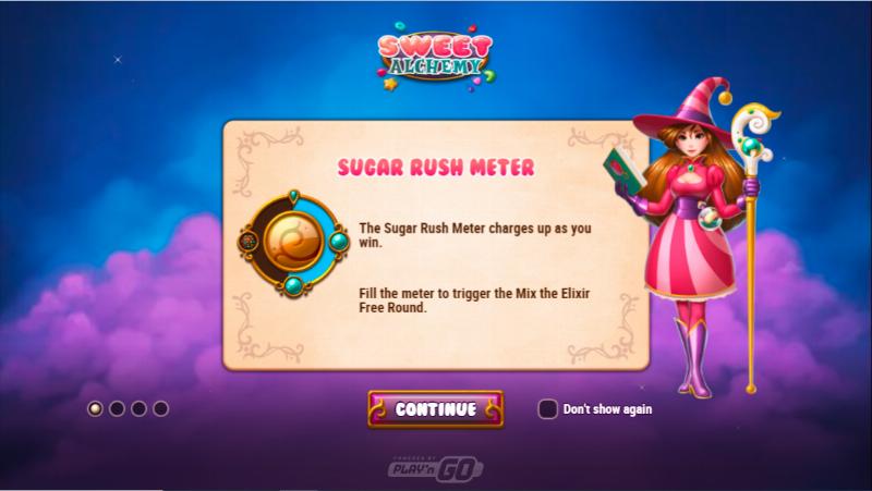 Sweet Alchemy slot game artwork