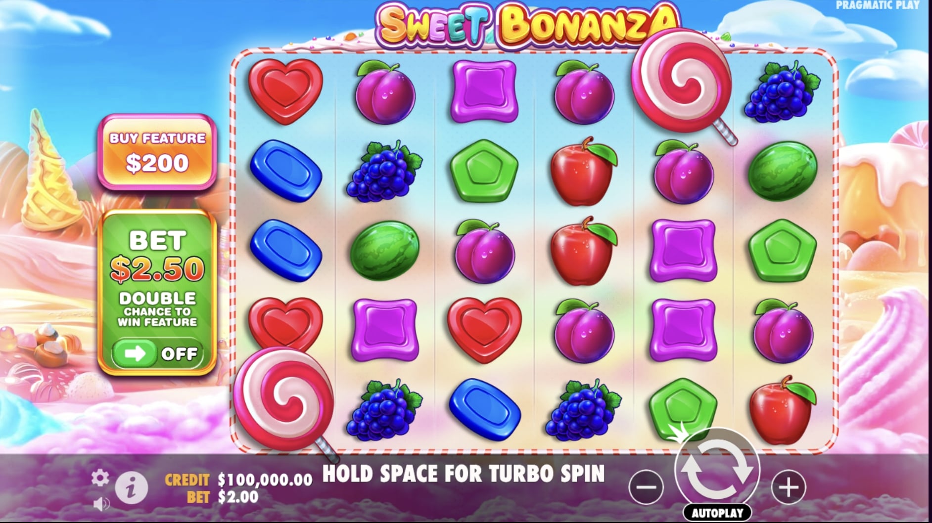 Sweet Bonanza slot game artwork