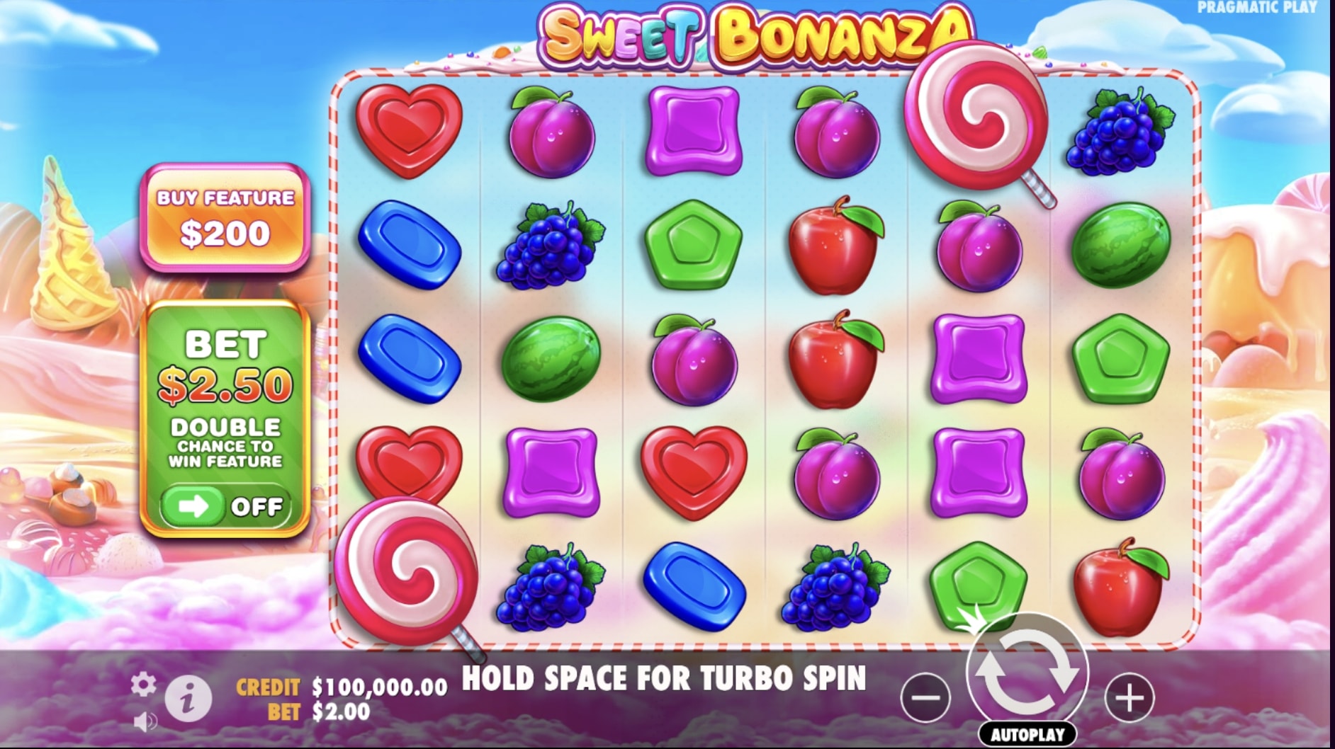 Sweet Bonanza slot game artwork