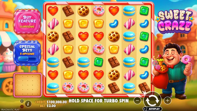 Sweet Craze slot game artwork