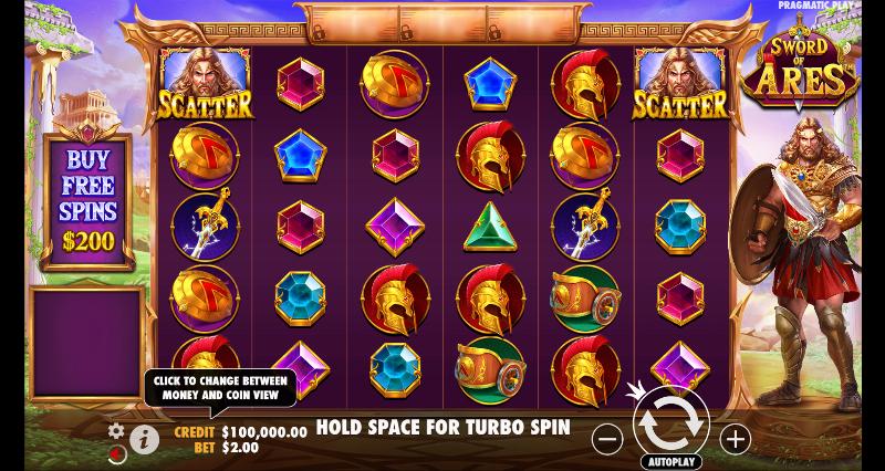 Sword Of Ares slot game artwork
