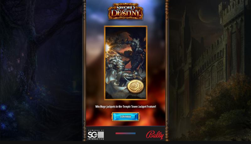 Sword Of Destiny slot game artwork