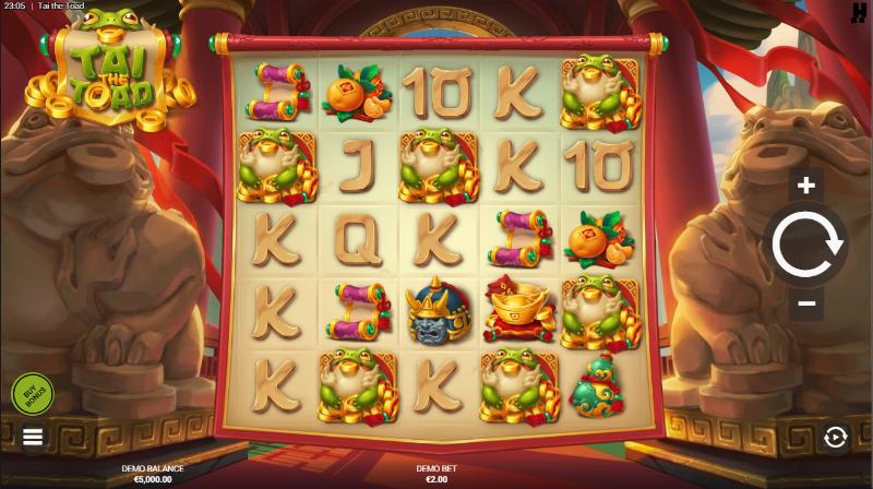 Tai The Toad slot game artwork