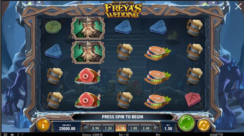 Tales Of Asgard Freya’s Wedding slot game artwork