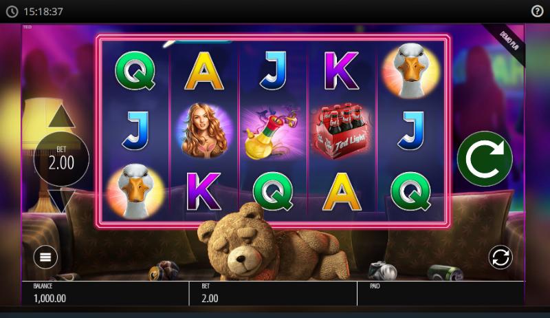 Ted slot game artwork