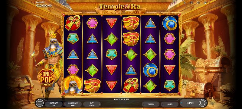 Temple Of Ra slot game artwork