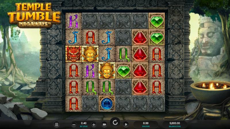 Temple Tumble Megaways slot game artwork