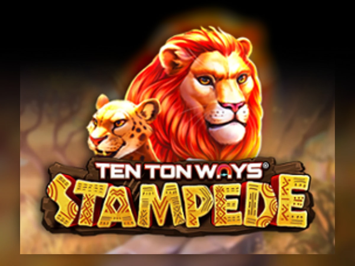 Ten Ton Ways Stampede slot game artwork
