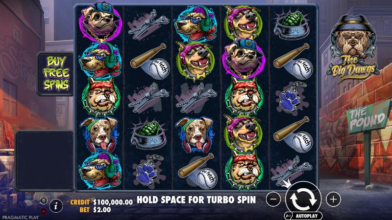 The Big Dawgs slot game artwork