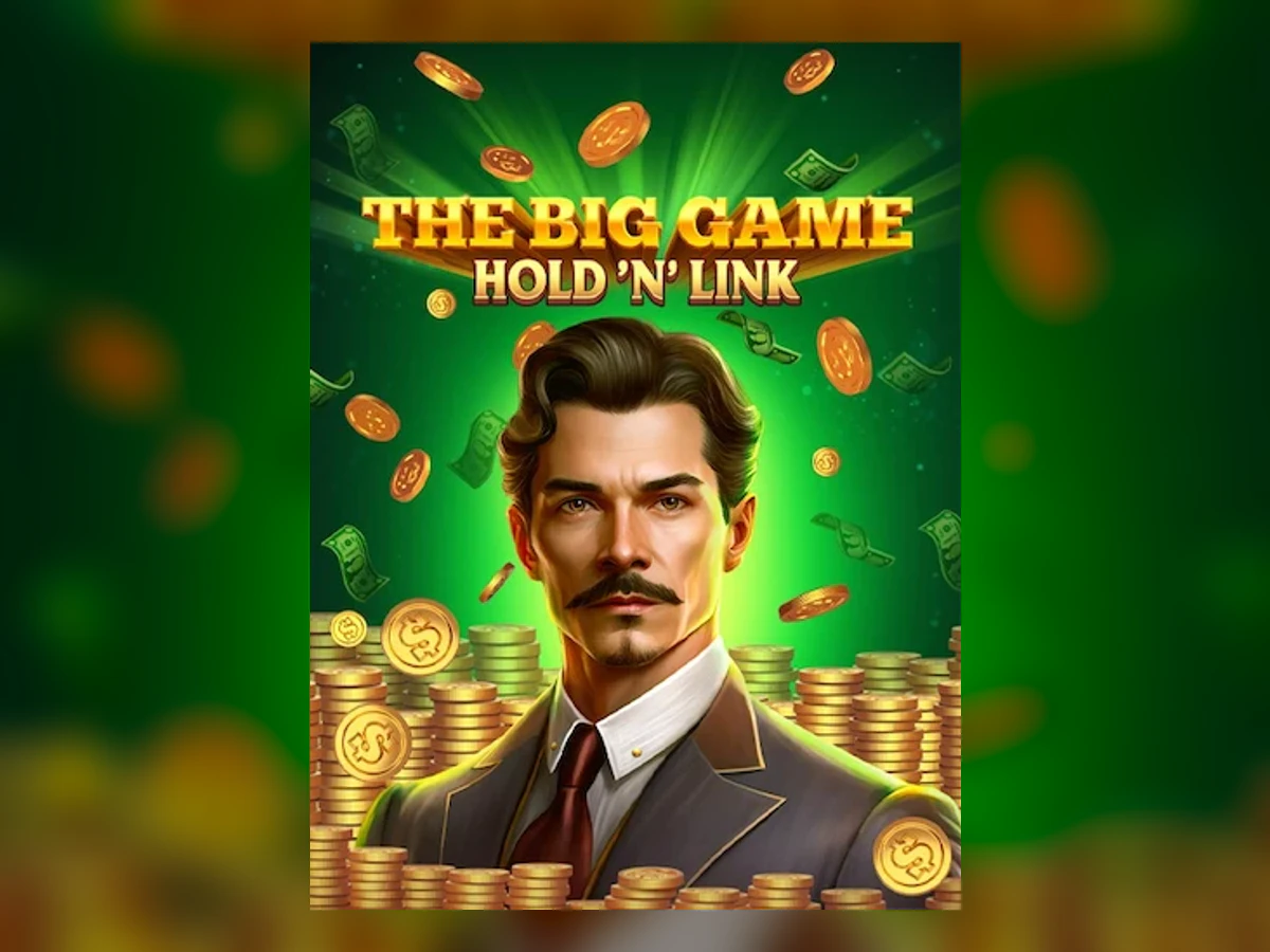 The Big Game: Hold 'N' Link slot game artwork