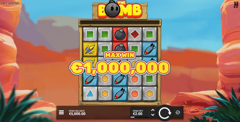 The Bomb slot game artwork